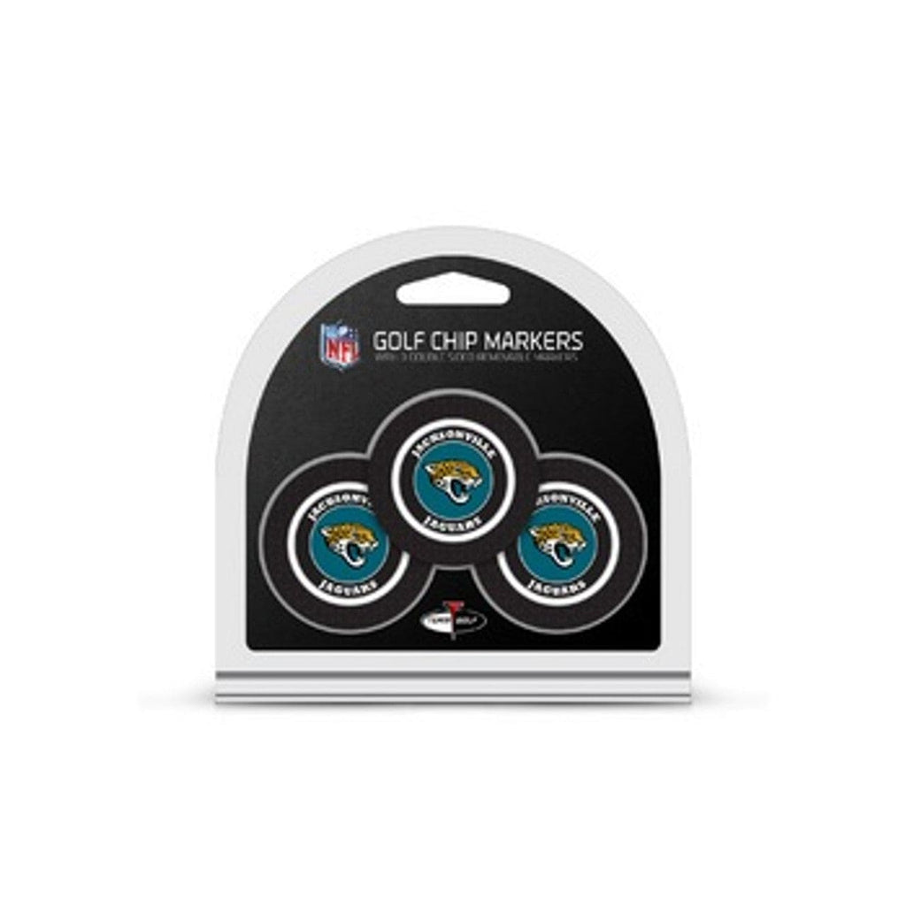 Golf Chip with Marker 3 Pack Jacksonville Jaguars Golf Chip with Marker 3 Pack 637556313881