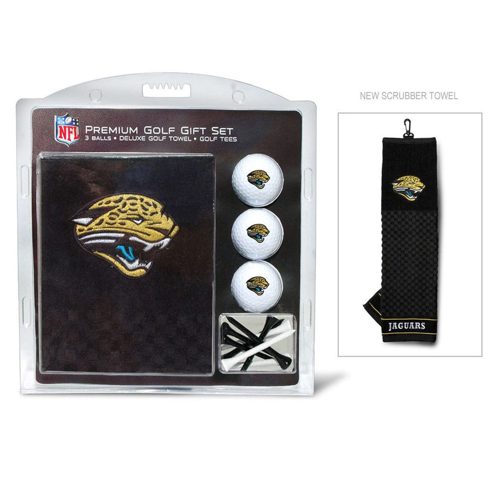 Golf Gift Set with Towel Jacksonville Jaguars Golf Gift Set with Embroidered Towel 637556313201