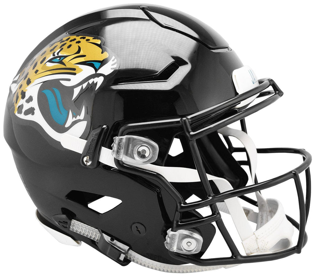 Helmets Full Size Authentic Jacksonville Jaguars Helmet Riddell Authentic Full Size SpeedFlex Style - Special Order 095855310084