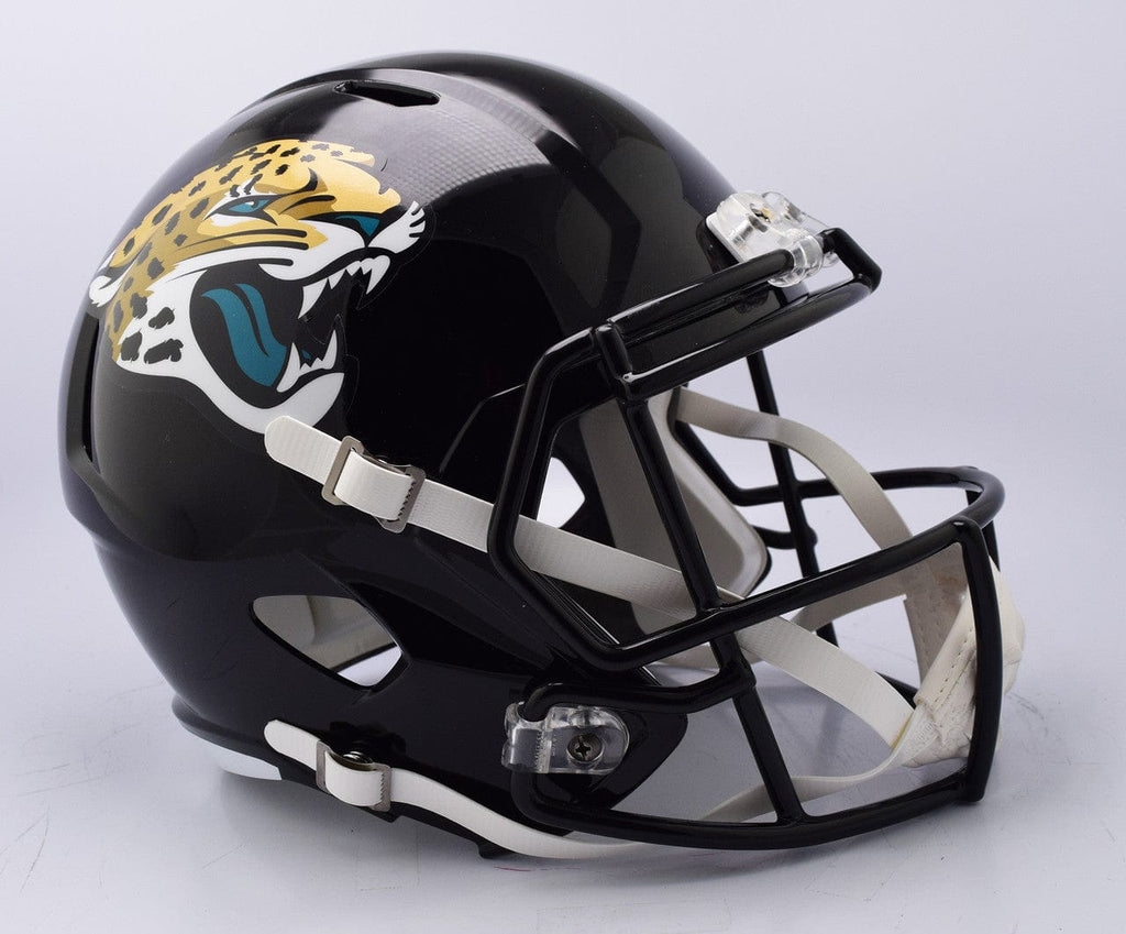 Helmets Full Size Replica Jacksonville Jaguars Helmet Riddell Replica Full Size Speed Style 2018 095855323749