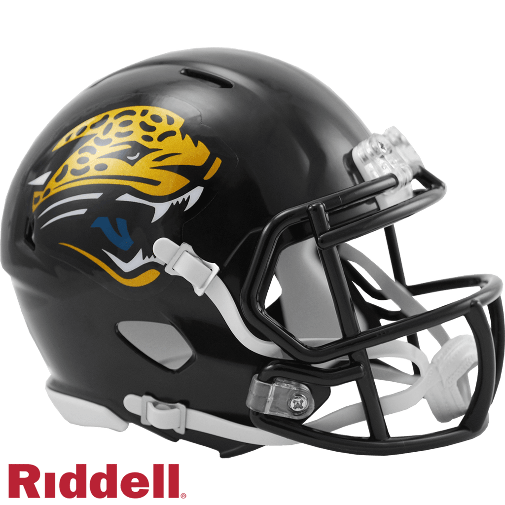 Throwback Speed Helmets Jacksonville Jaguars Helmet Riddell Replica Mini Speed Style 1995-2012 T/B 095855991238