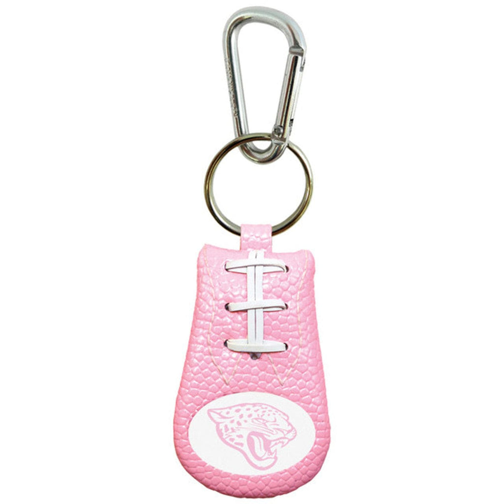 Jacksonville Jaguars Jacksonville Jaguars Keychain Football Pink CO 844214065963