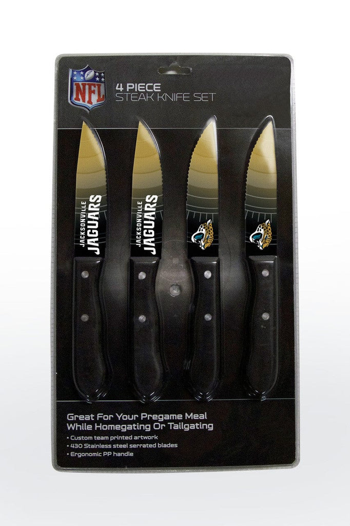 Knife Set Steak 4 Pack Jacksonville Jaguars Knife Set - Steak - 4 Pack 771831102156