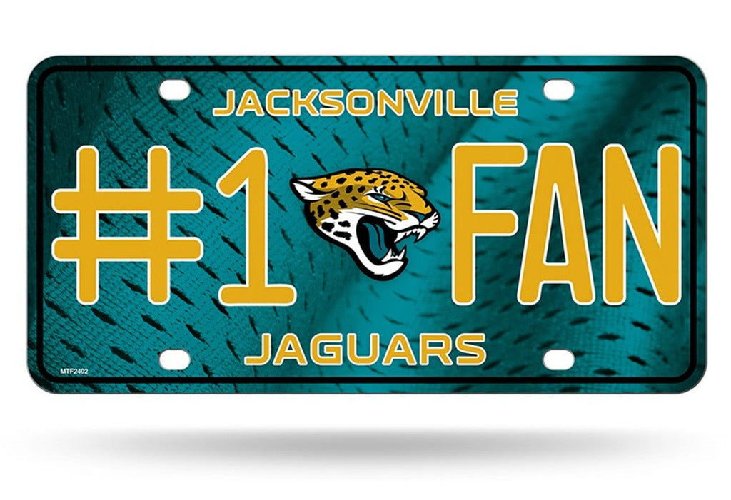 License Plate #1 Fan Jacksonville Jaguars License Plate #1 Fan 767345350268