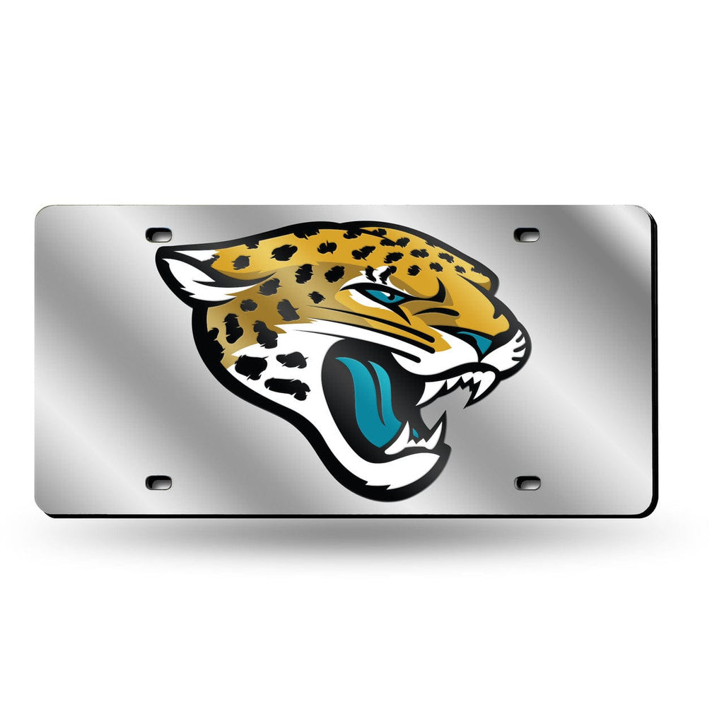 License Plate Laser Cut Jacksonville Jaguars License Plate Laser Cut Silver - Special Order 094746138455