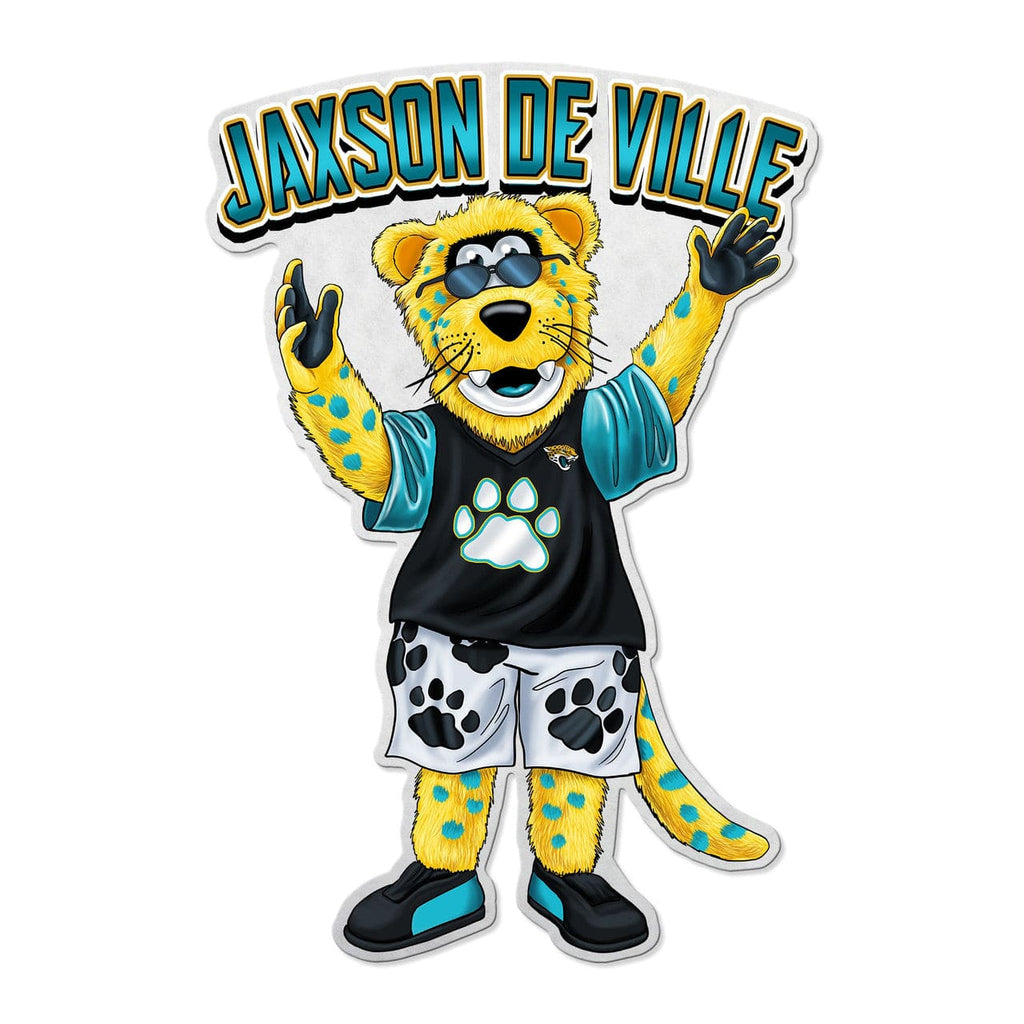 Shape Cut Pennant Jacksonville Jaguars Pennant Shape Cut Mascot Design 767345678133