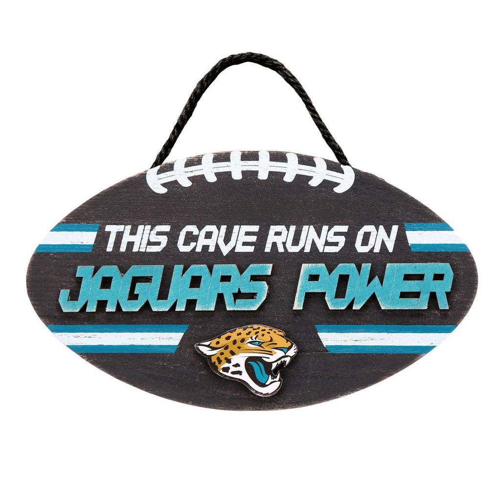 Sign Football Power Design Jacksonville Jaguars Sign Wood Football Power Design 192797027411