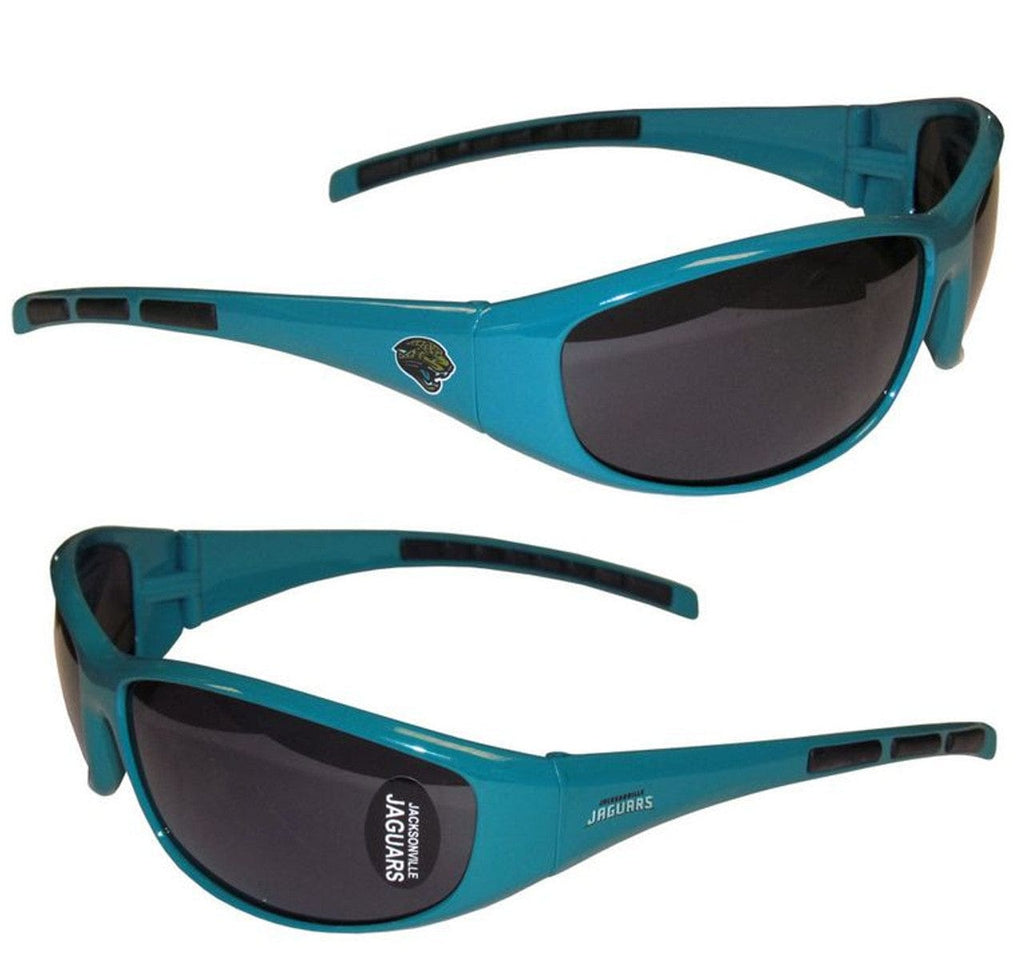 Sunglasses Wrap Style Jacksonville Jaguars Sunglasses - Wrap - Special Order 754603031755