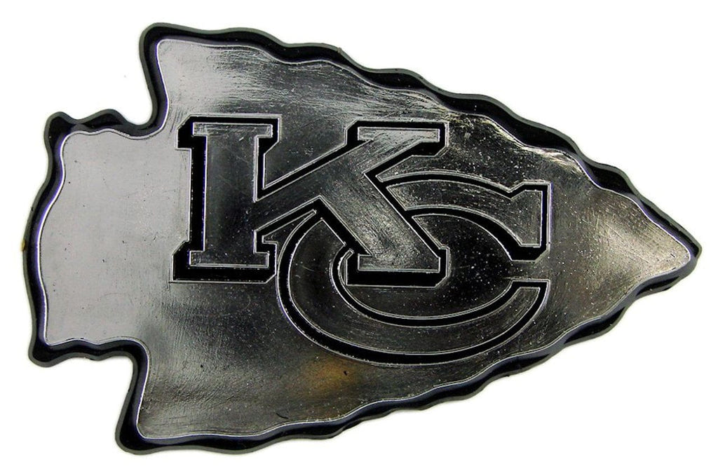 Auto Emblem Chrome Kansas City Chiefs Auto Emblem - Silver 681620115222