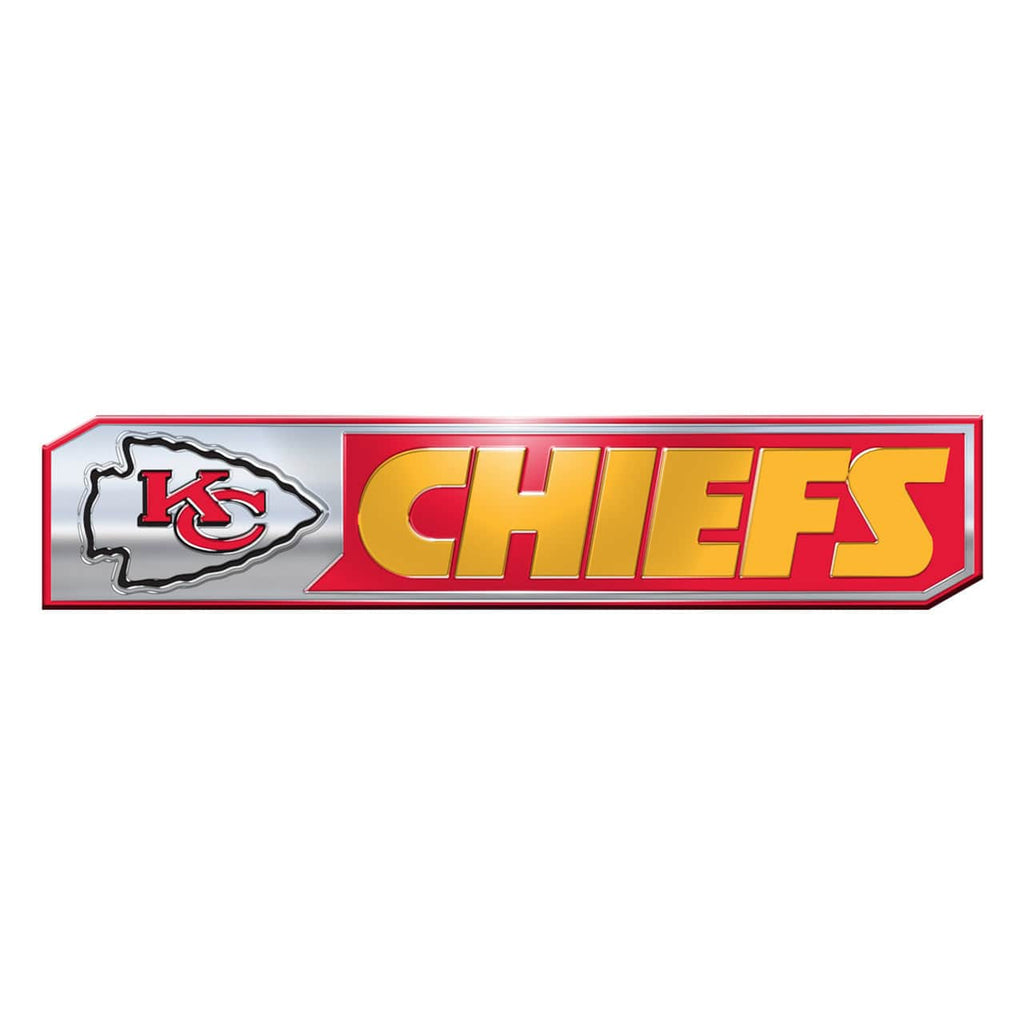 Auto Emblem Color Kansas City Chiefs Auto Emblem Truck Edition 2 Pack 681620293159