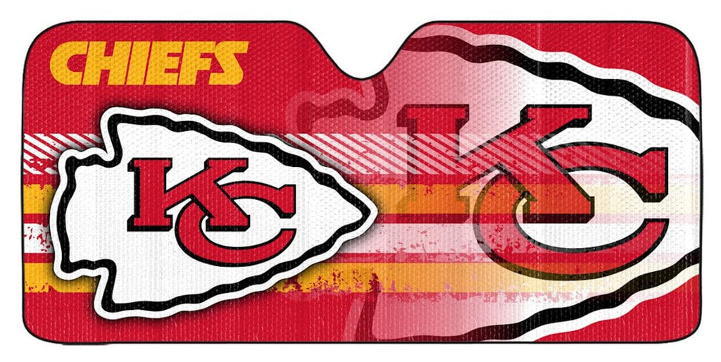 Auto Sun Shade Kansas City Chiefs Auto Sun Shade - 59"x27" 681620801156