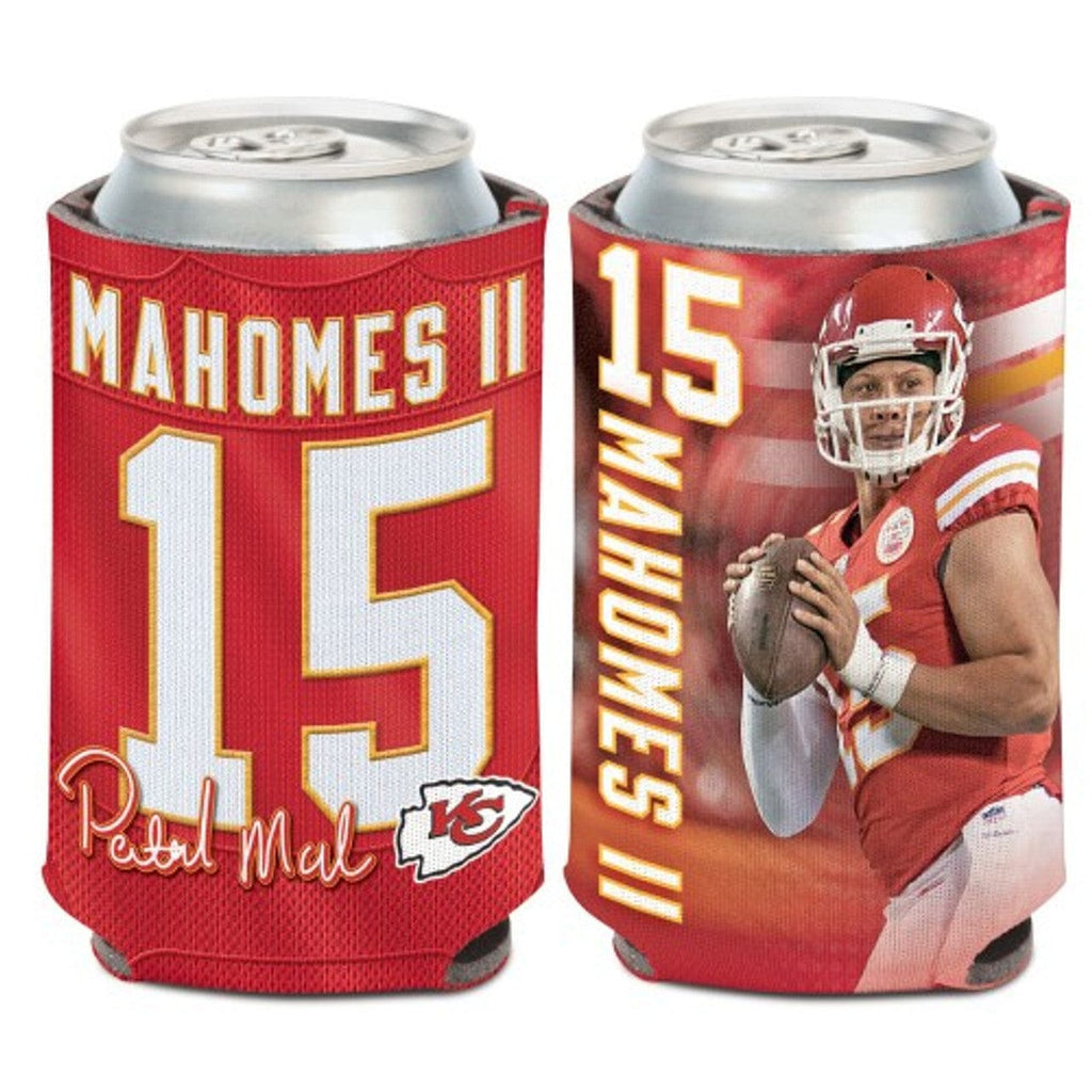 Can Holder Player Kansas City Chiefs Can Cooler Patrick Mahomes Action Design 032085762665