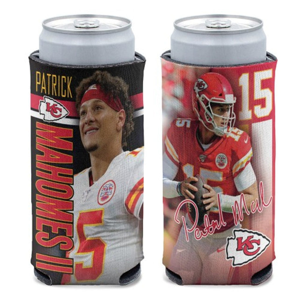 Can Cooler Slim Kansas City Chiefs Can Cooler Slim Style Patrick Mahomes Design - Special Order 194166094208