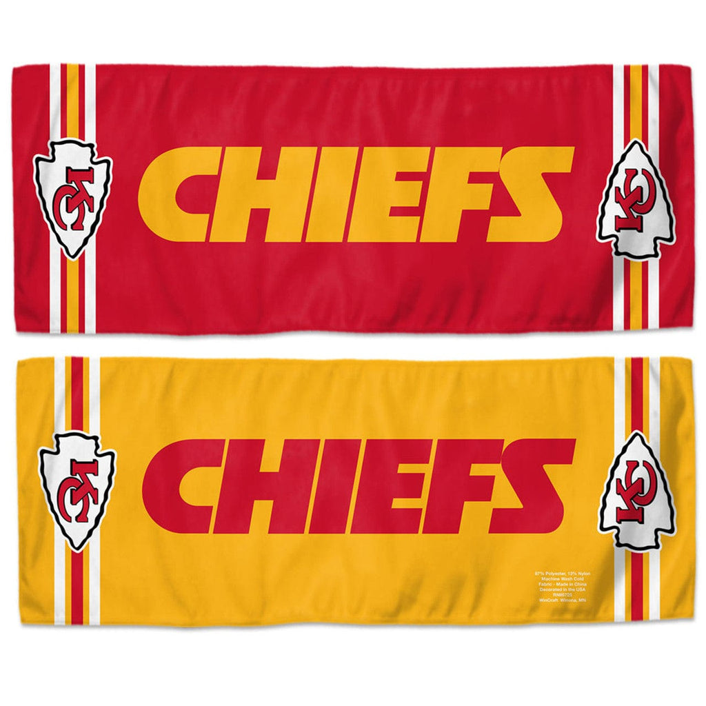 Towel Cooling Kansas City Chiefs Cooling Towel 12x30 099606230737