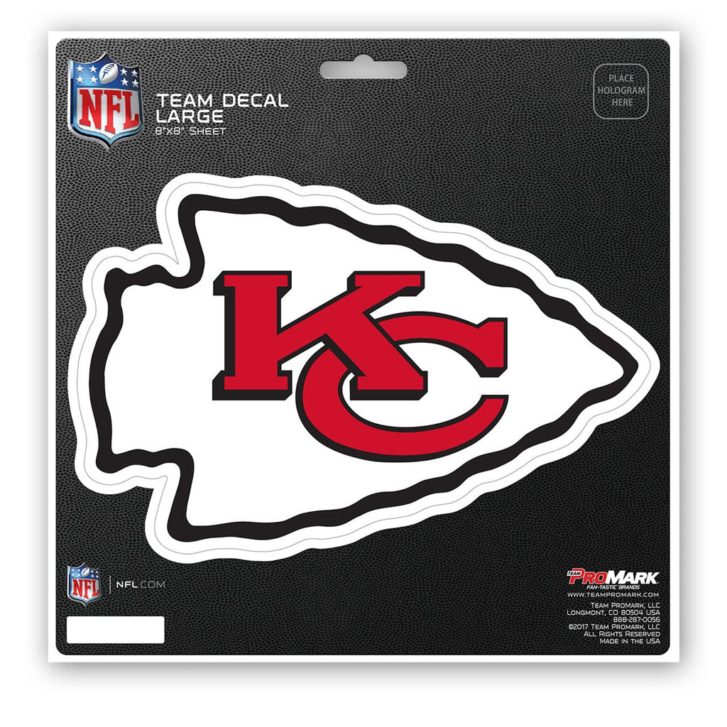 Decal 8x8 Die Cut Kansas City Chiefs Decal 8x8 Die Cut 681620292152