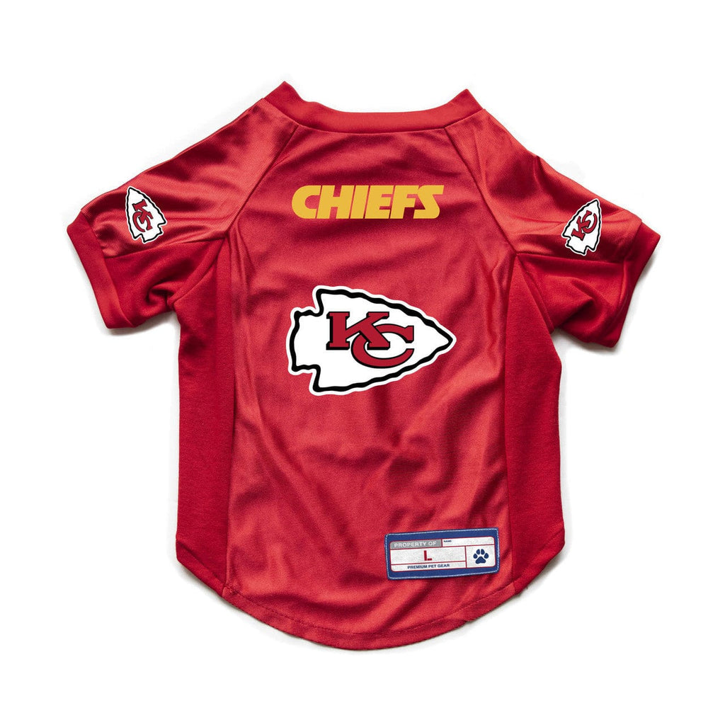 Pet Jerseys Kansas City Chiefs Pet Jersey Stretch Size Big Dog 686699595975