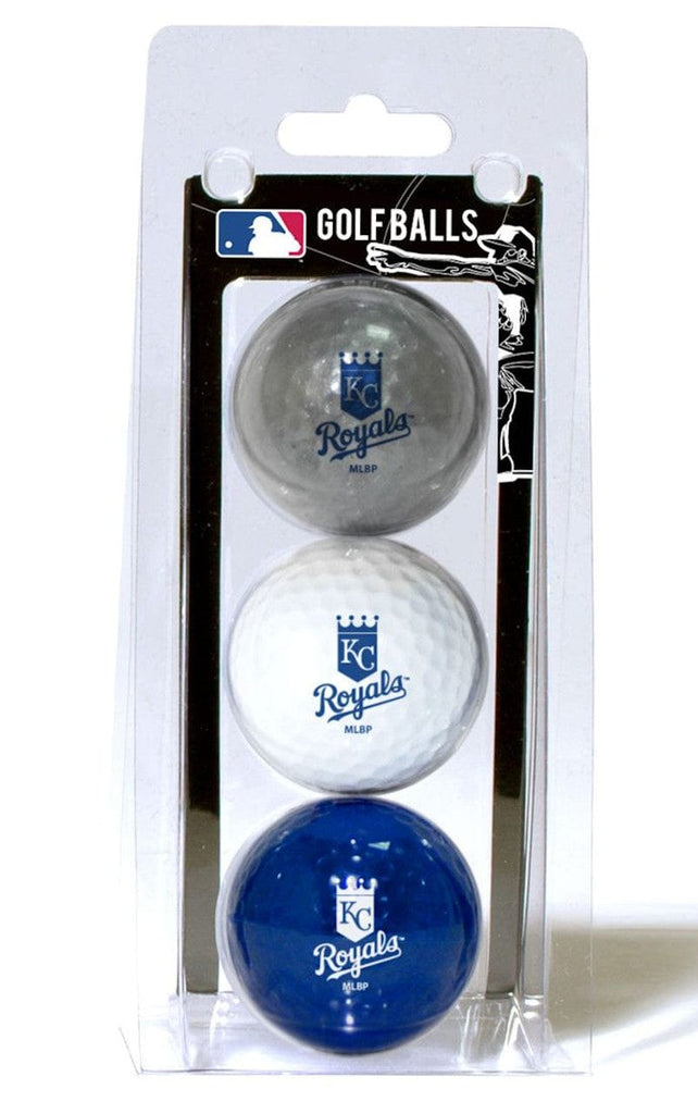 Golf Balls 3 Pack Kansas City Royals 3 Pack of Golf Balls 637556961051