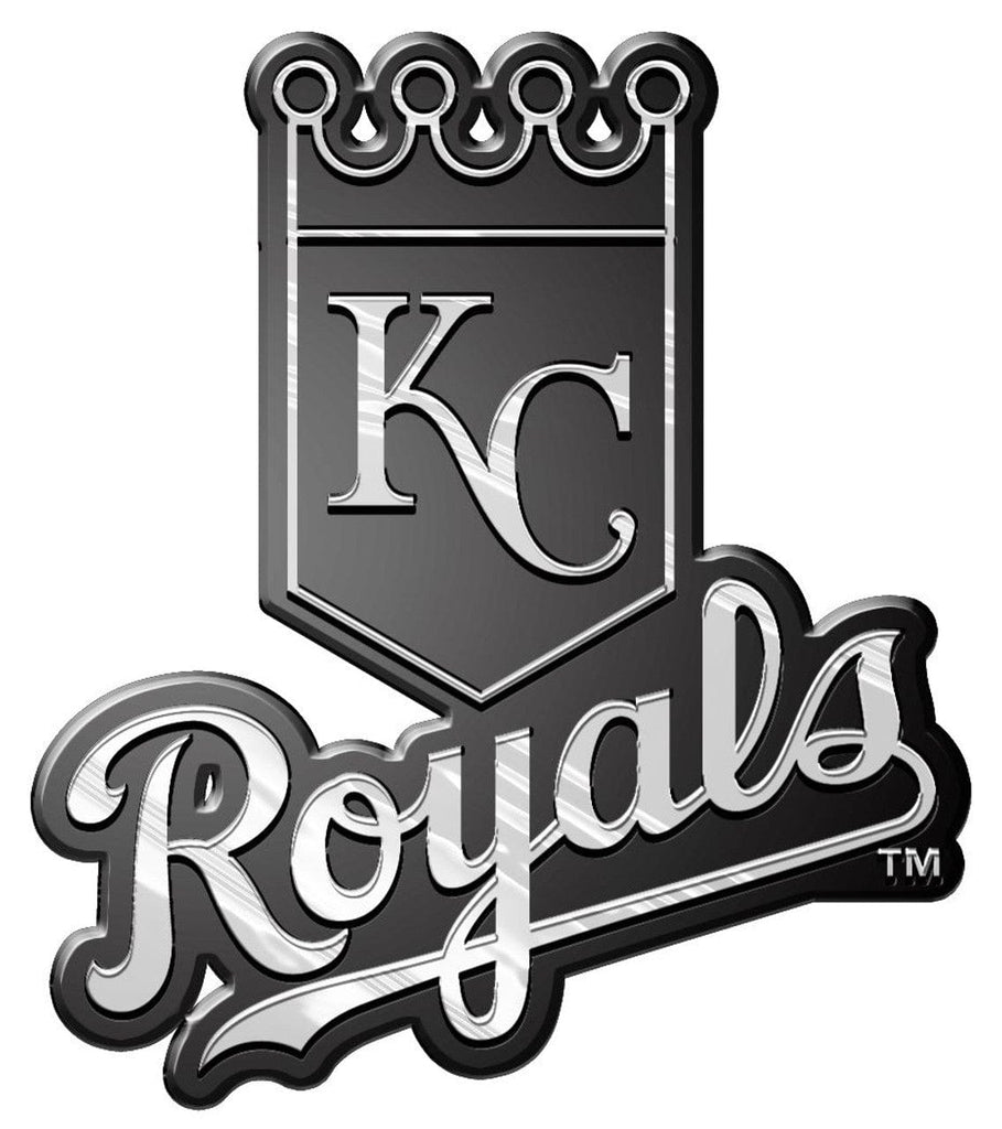 Auto Emblem Chrome Kansas City Royals Auto Emblem - Silver 681620531442