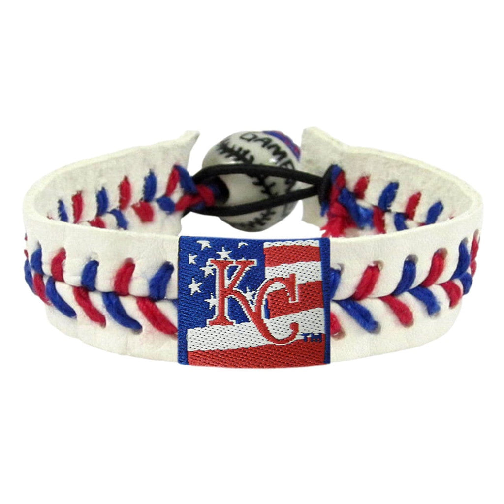 Kansas City Royals Kansas City Royals Bracelet Baseball Stars and Stripes CO 844214016095
