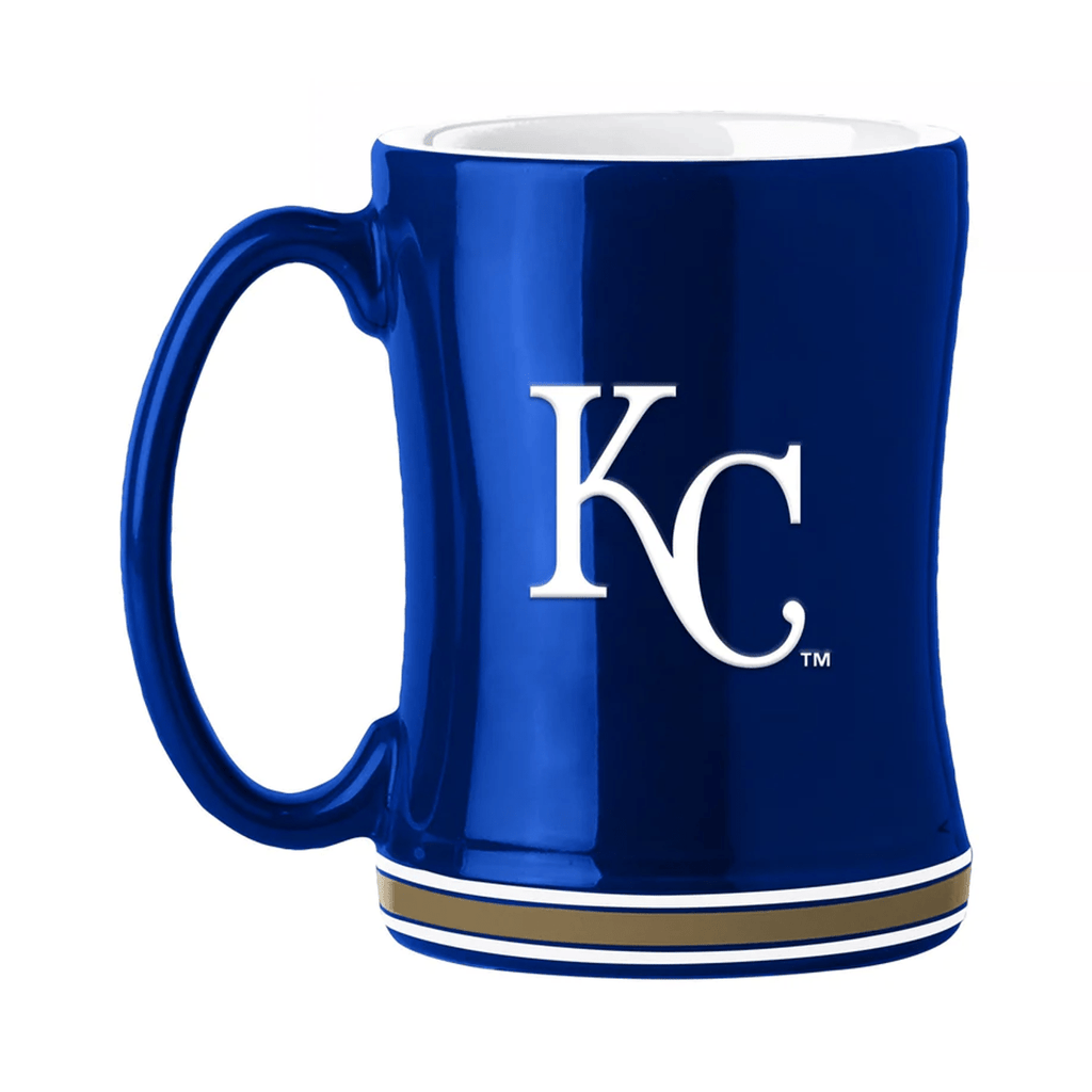 Drinkware Kansas City Royals Coffee Mug 14oz Sculpted Relief Team Color 806293141761