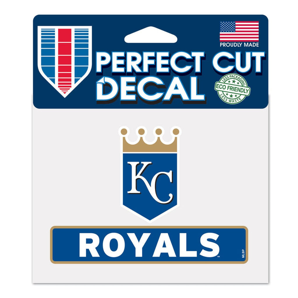 Decal 4.5x5.75 Perfect Cut Color Kansas City Royals Decal 4.5x5.75 Perfect Cut Color - Special Order 032085179494