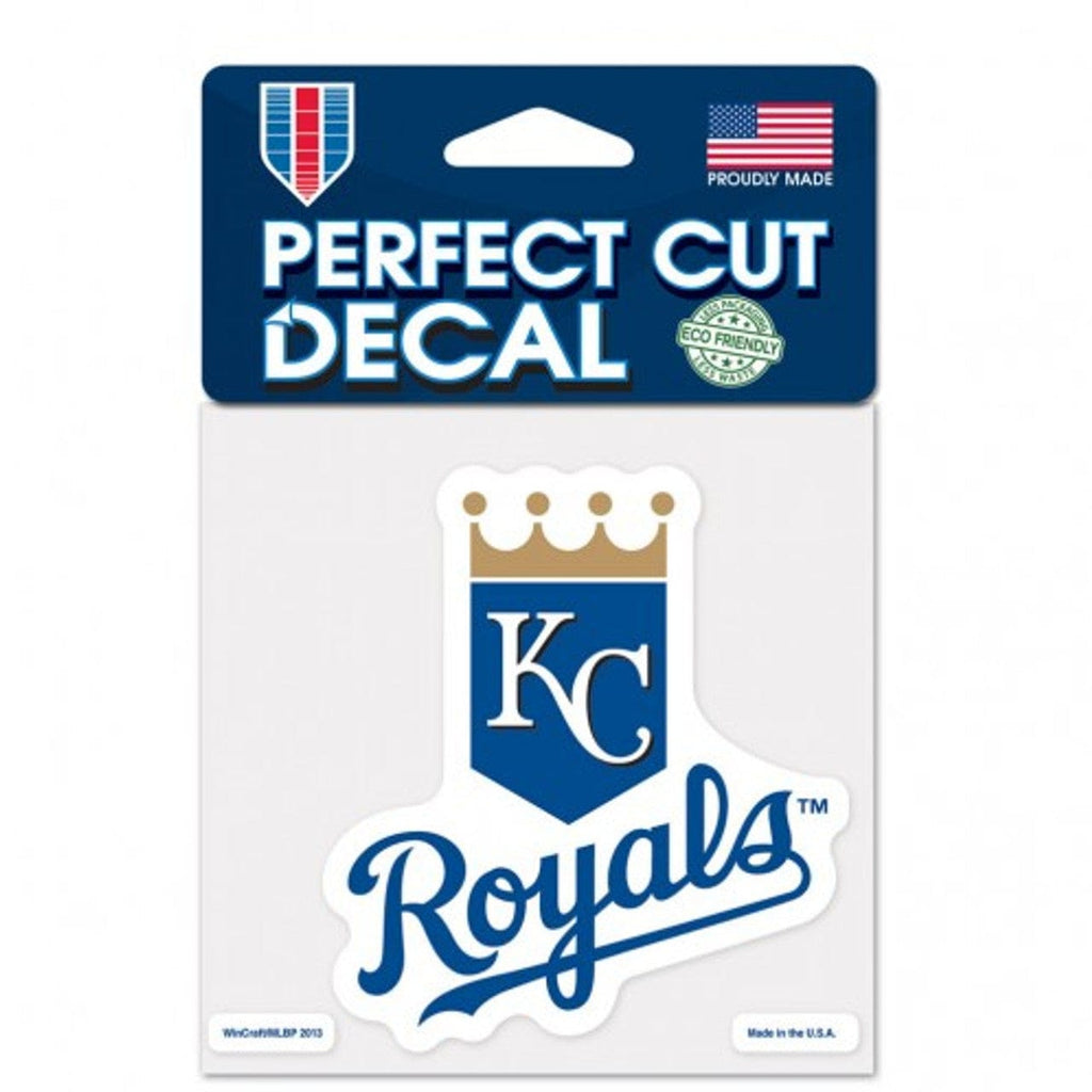 Decal 4x4 Perfect Cut Color Kansas City Royals Decal 4x4 Perfect Cut Color 032085361233