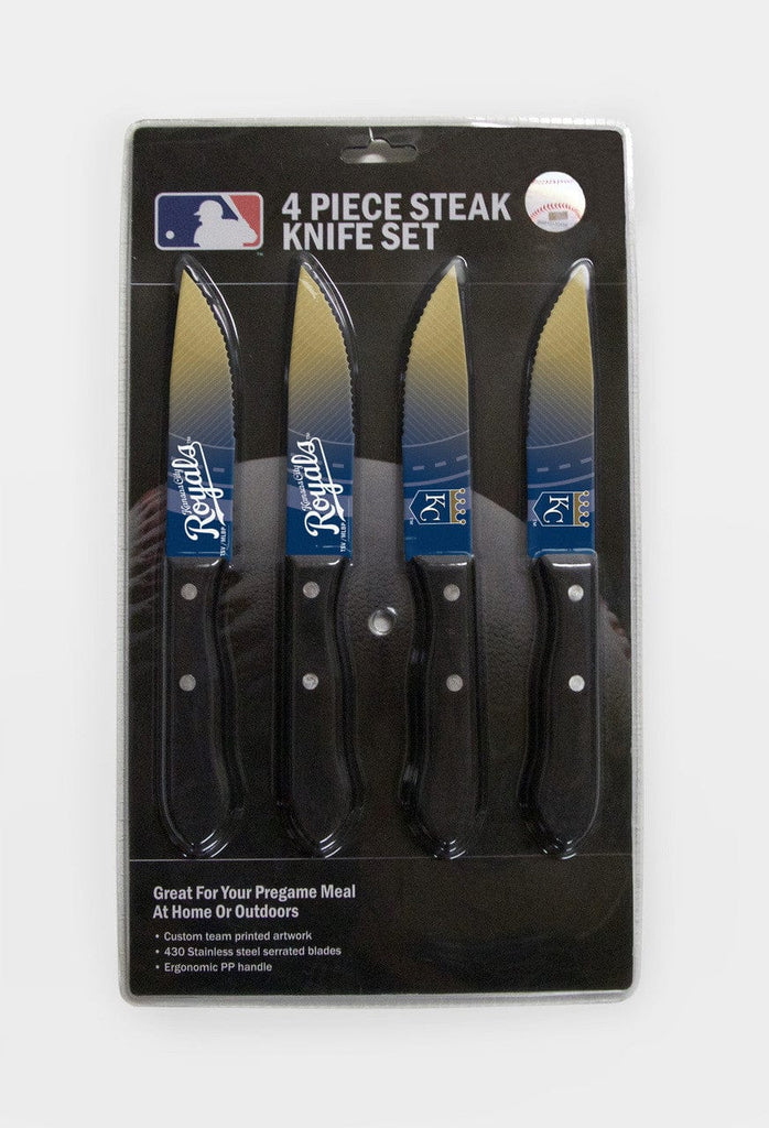 Knife Set Steak 4 Pack Kansas City Royals Knife Set - Steak - 4 Pack - Special Order 771831105126