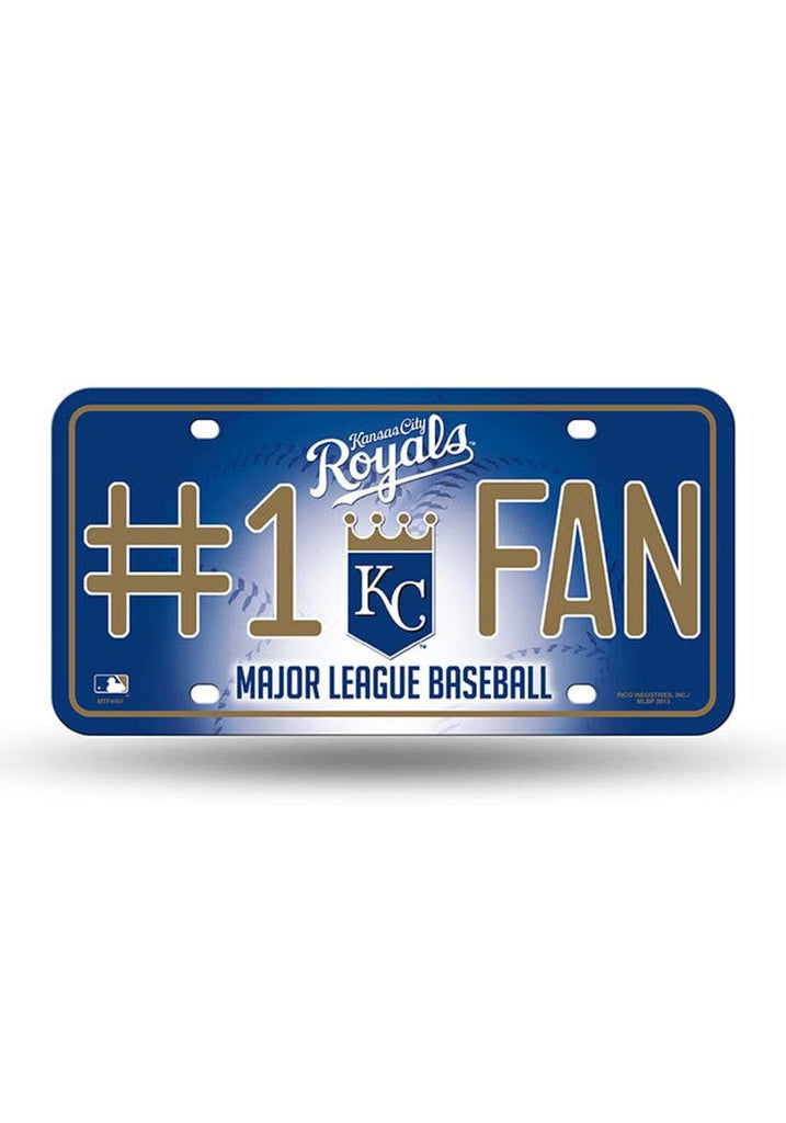 License Plate #1 Fan Kansas City Royals License Plate #1 Fan 094746285302