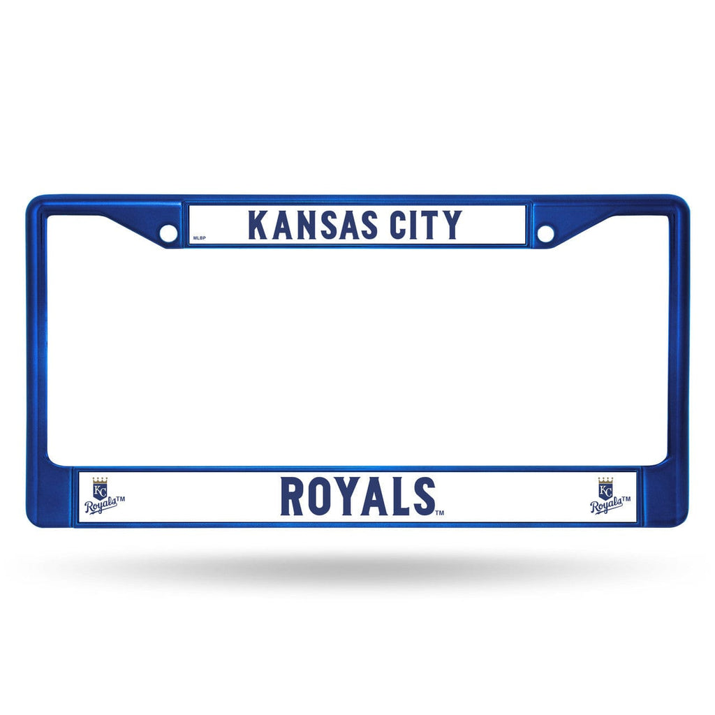 License Frame Metal Kansas City Royals License Plate Frame Metal Blue 094746965532