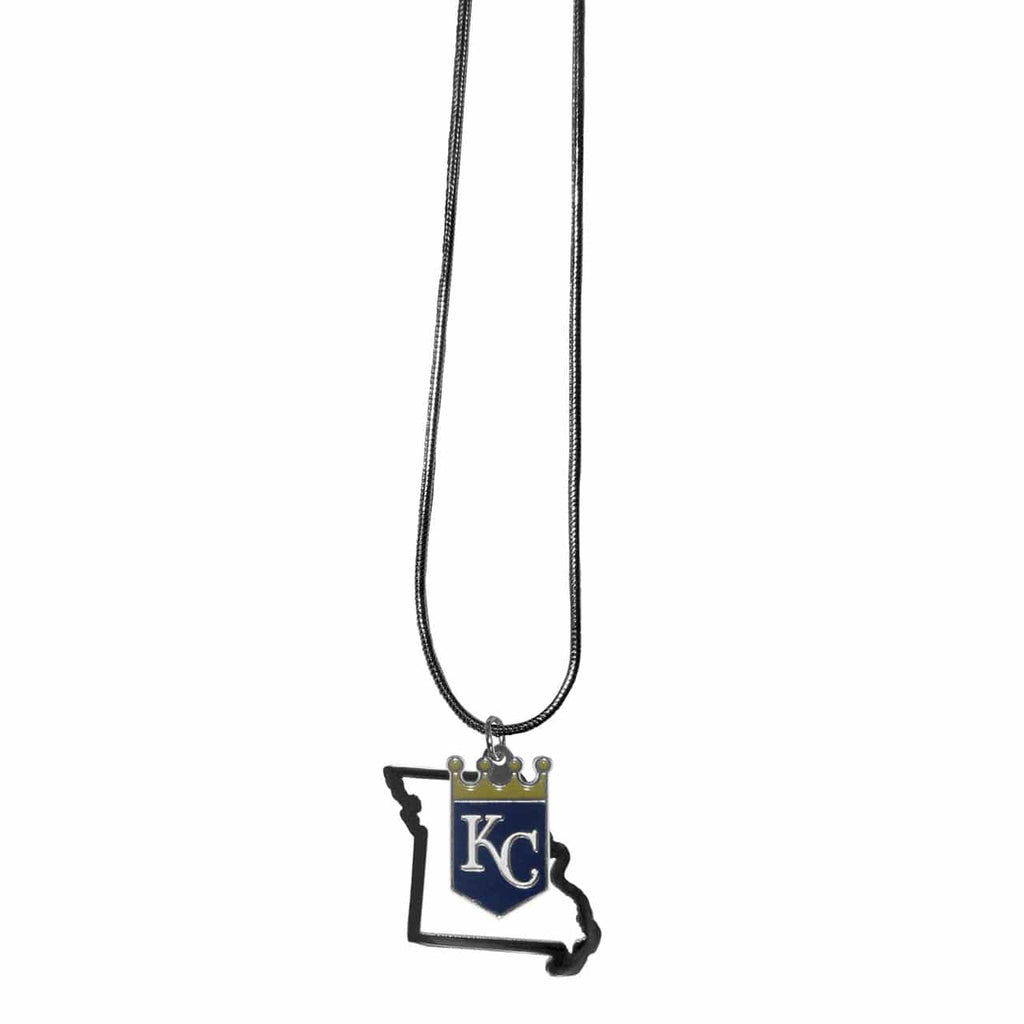 Kansas City Royals Kansas City Royals Necklace Chain with State Shape Charm CO 754603676314