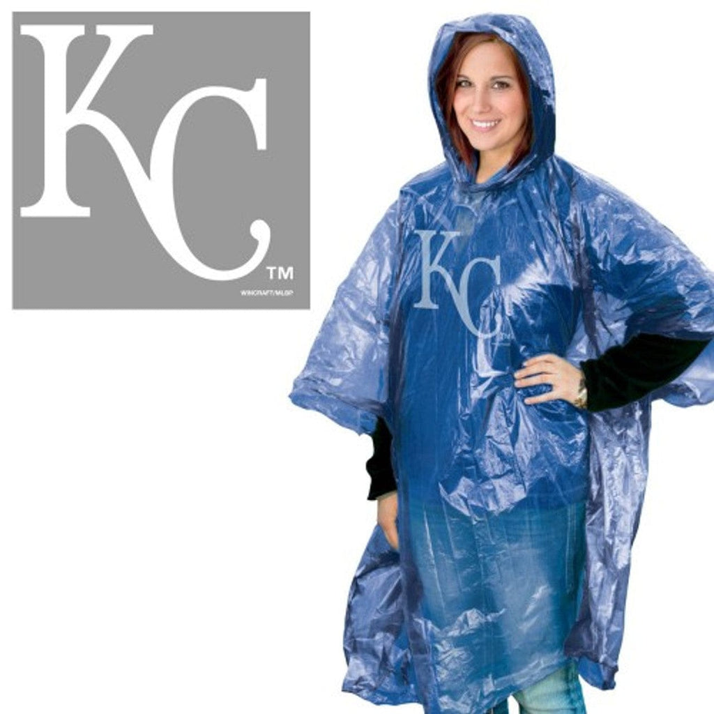 Rain Ponchos Kansas City Royals Rain Poncho 099606254016