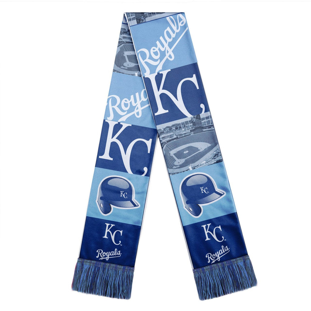 Scarf Printed Bar Style Kansas City Royals Scarf Printed Bar Design 192797163782