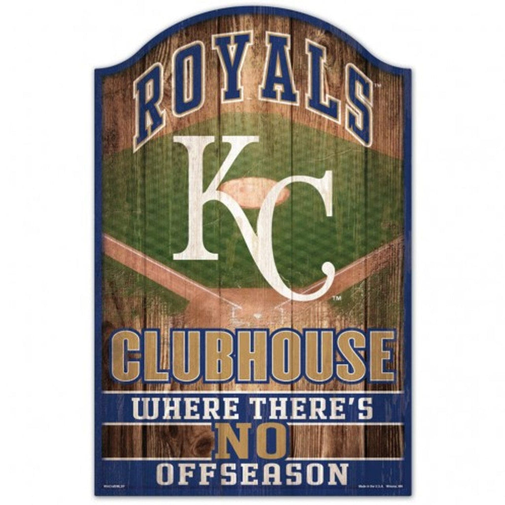 Sign 11x17 Fan Cave Kansas City Royals Sign 11x17 Wood Fan Cave Design - Special Order 032085289094