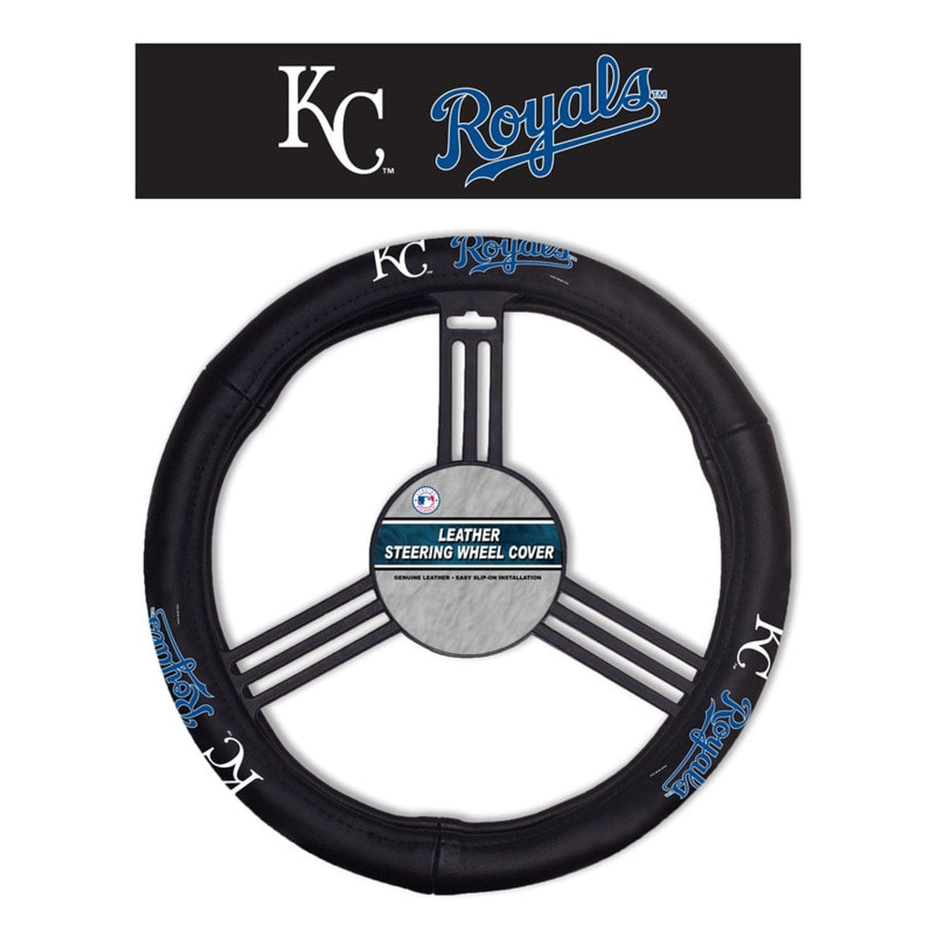 Kansas City Royals Kansas City Royals Steering Wheel Cover Leather CO 023245681070