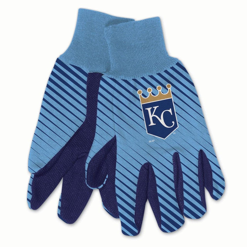 Gloves Kansas City Royals Two Tone Gloves - Adult Size 099606940711