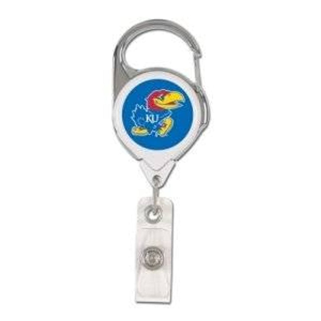 Badge Holders Kansas Jayhawks Badge Holder Premium Retractable 032085544131