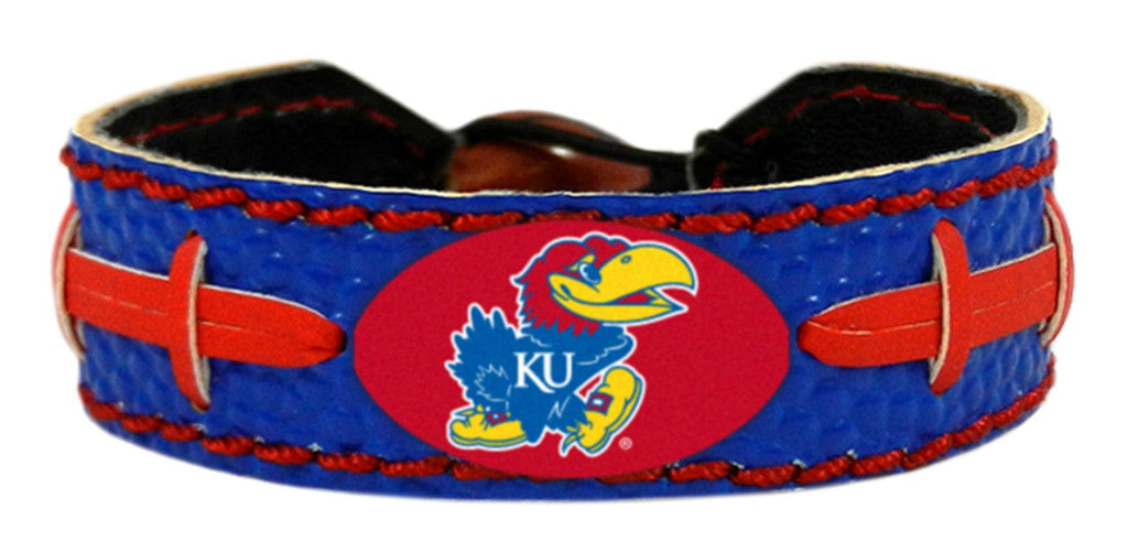 Kansas Jayhawks Kansas Jayhawks Bracelet Team Color Football CO 844214020788