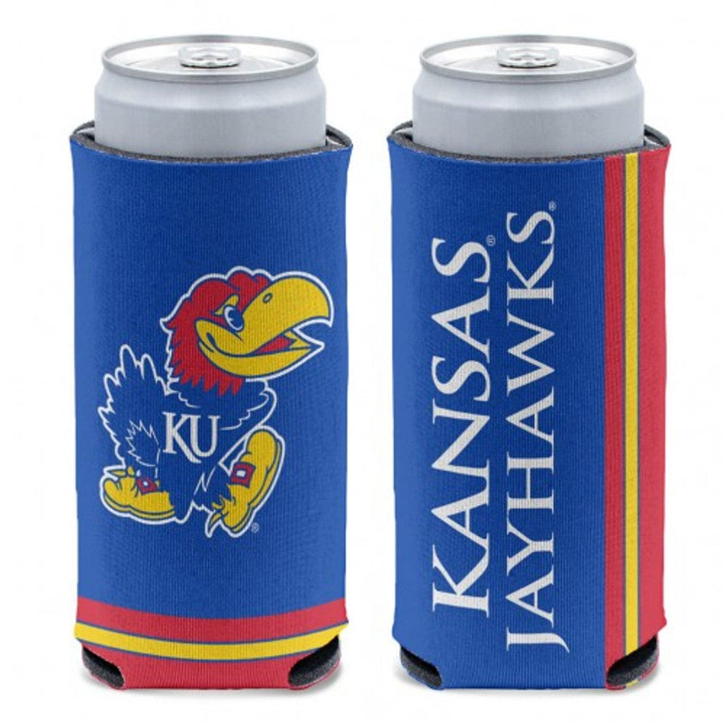 Slim Can Coolers Kansas Jayhawks Can Cooler Slim Can Design 194166085619