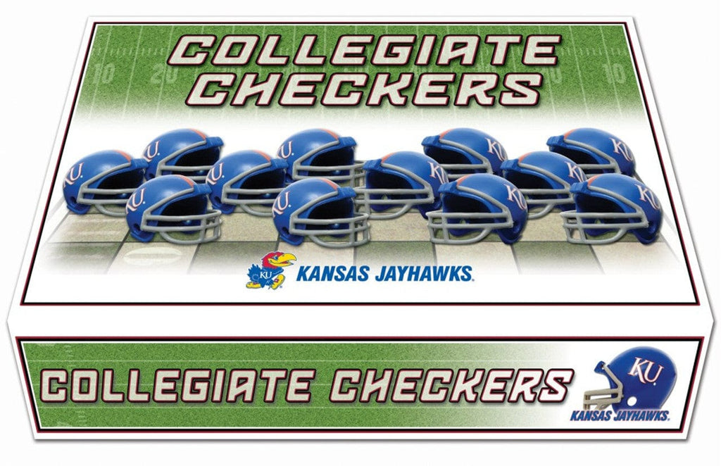 Kansas Jayhawks Kansas Jayhawks Checker Set CO 767345221452