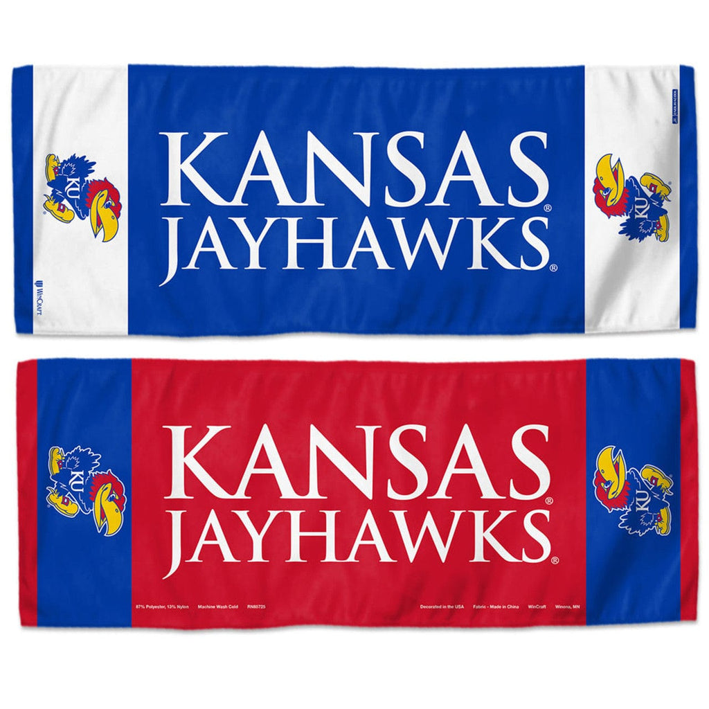 Towel Cooling Kansas Jayhawks Cooling Towel 12x30 099606231154