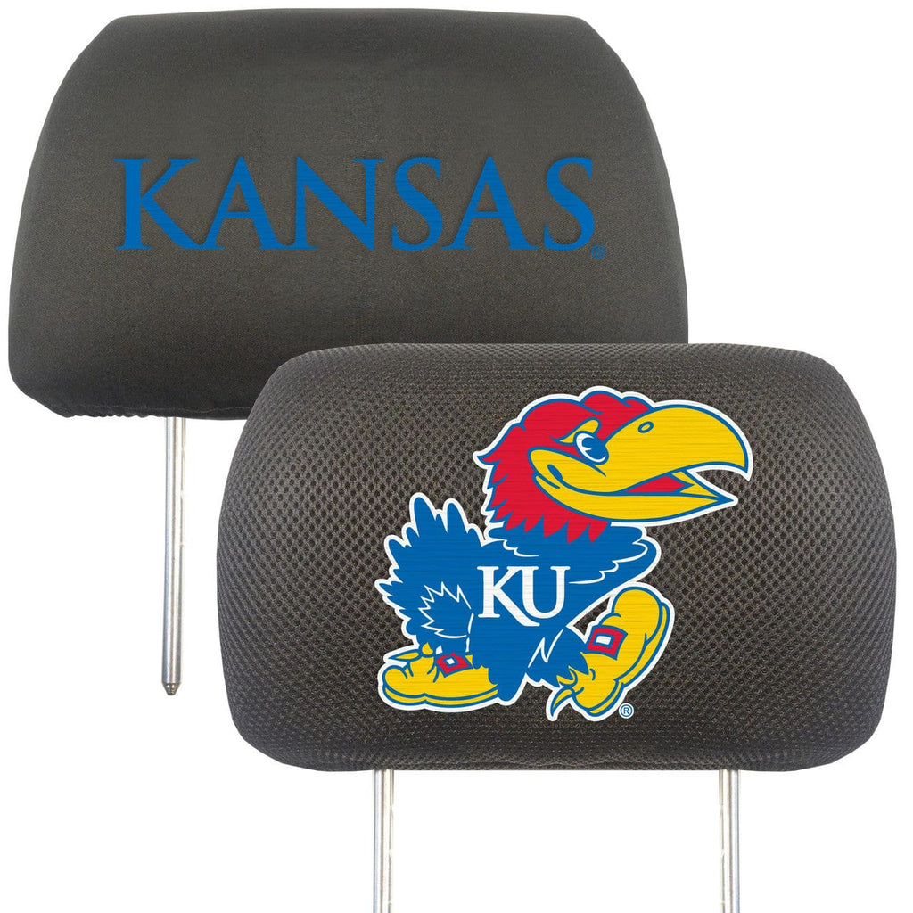 Auto Headrest Covers Kansas Jayhawks Headrest Covers FanMats 842989025731