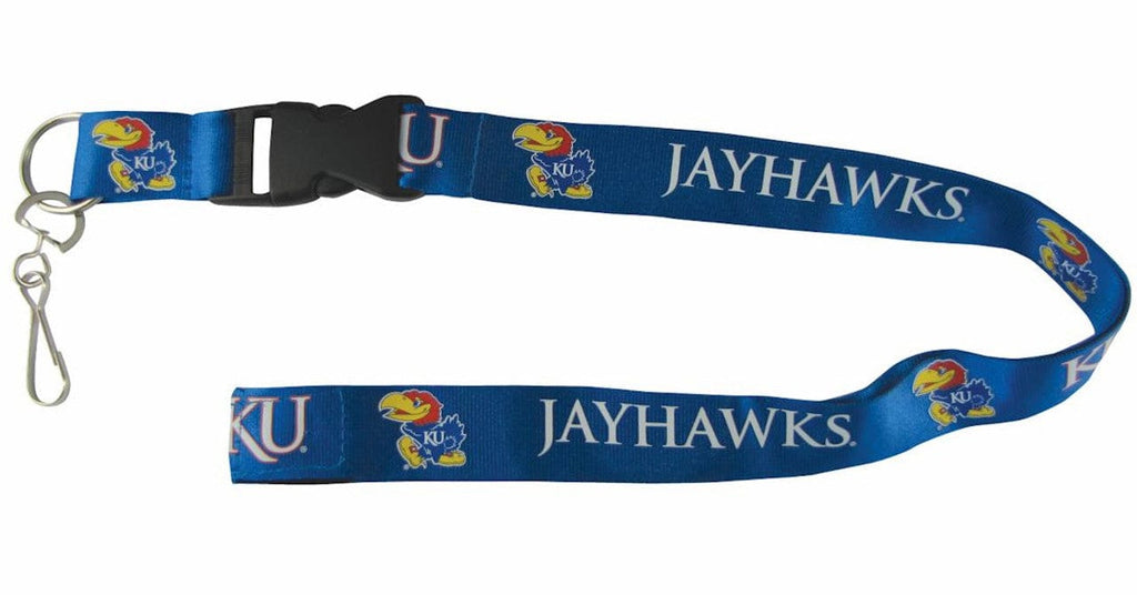 Lanyard Breakaway W Ring Kansas Jayhawks Lanyard - Breakaway with Key Ring - Special Order 657175279283