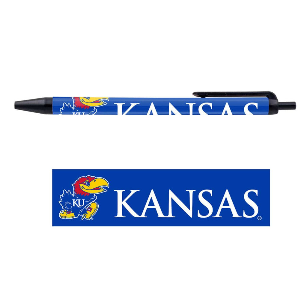 Pens Click Style 5 Pack Kansas Jayhawks Pens 5 Pack 032085297501