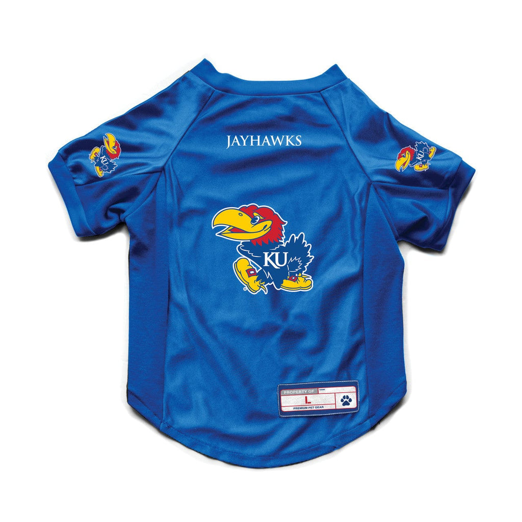 Pet Jerseys Kansas Jayhawks Pet Jersey Stretch Size Big Dog 686699595517