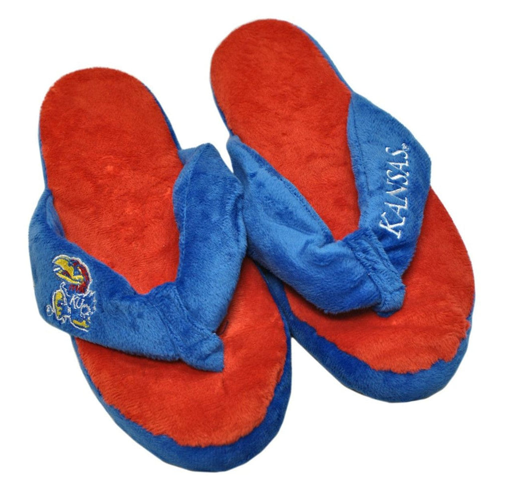 Kansas Jayhawks Kansas Jayhawks Slippers - Womens Thong Flip Flop (12 pc case) CO 884966226366