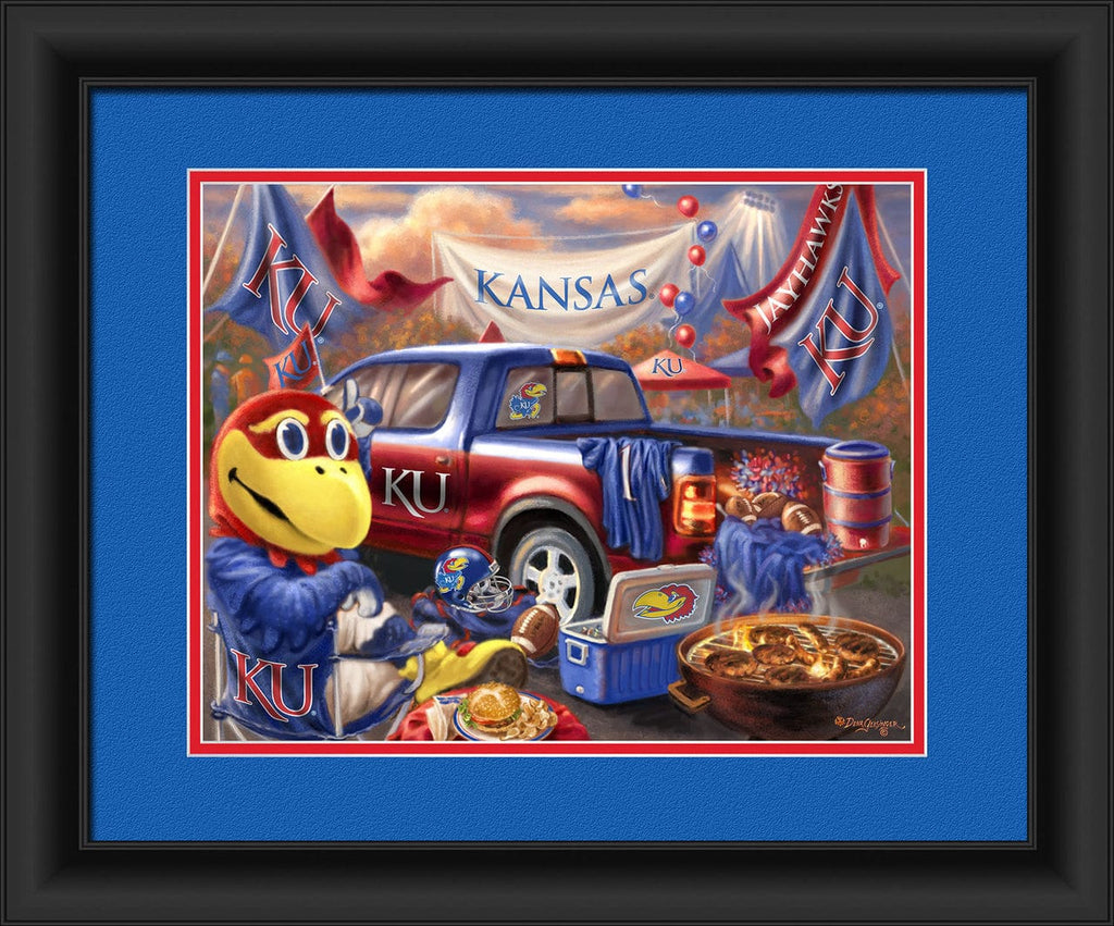 Sign 15x18 Tailgate Kansas Jayhawks Tailgate Print 15"x18" 848655050878