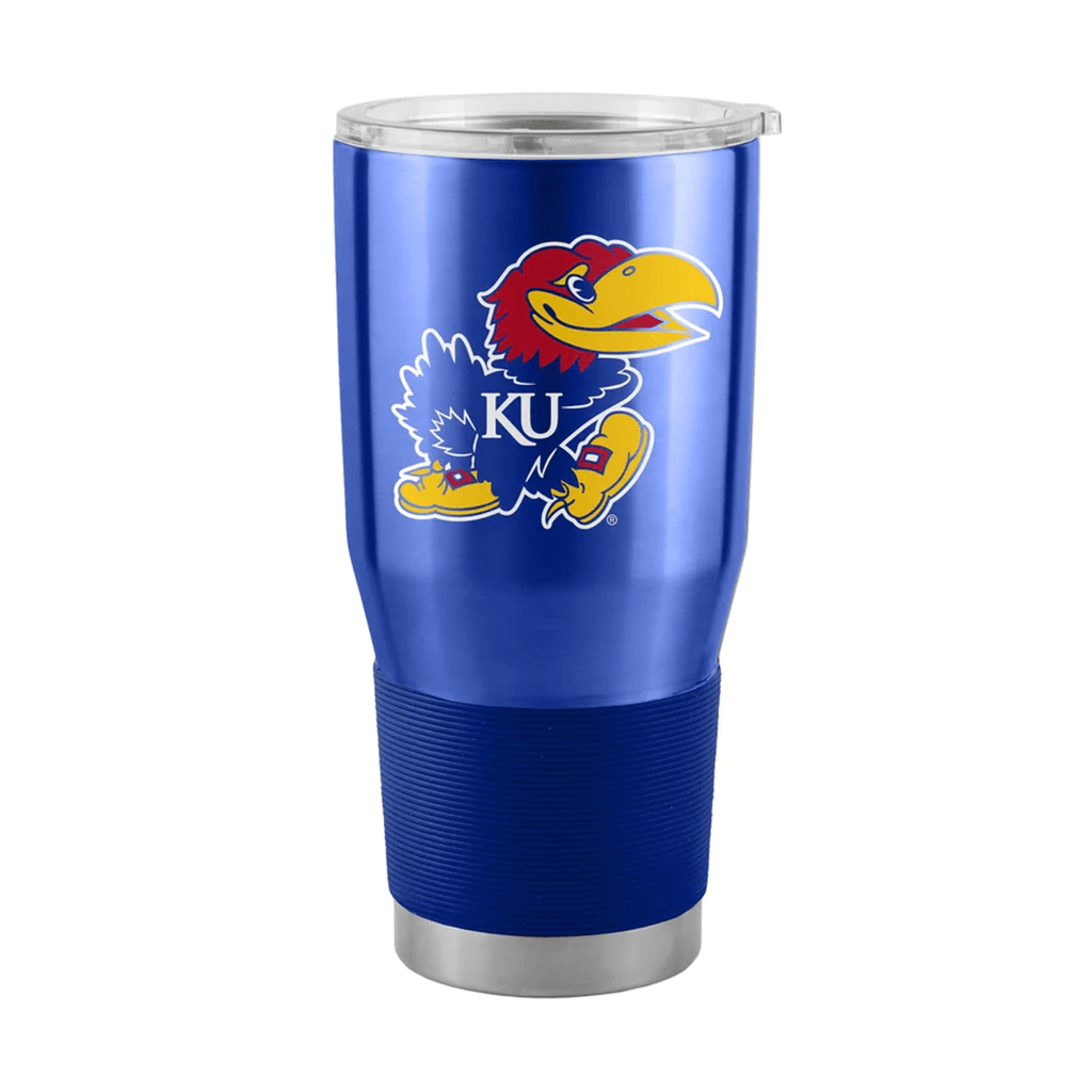 Drinkware Kansas Jayhawks Travel Tumbler 30oz Stainless Steel 806293948544