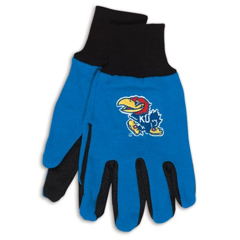 Gloves Kansas Jayhawks Two Tone Gloves - Adult 099606939685