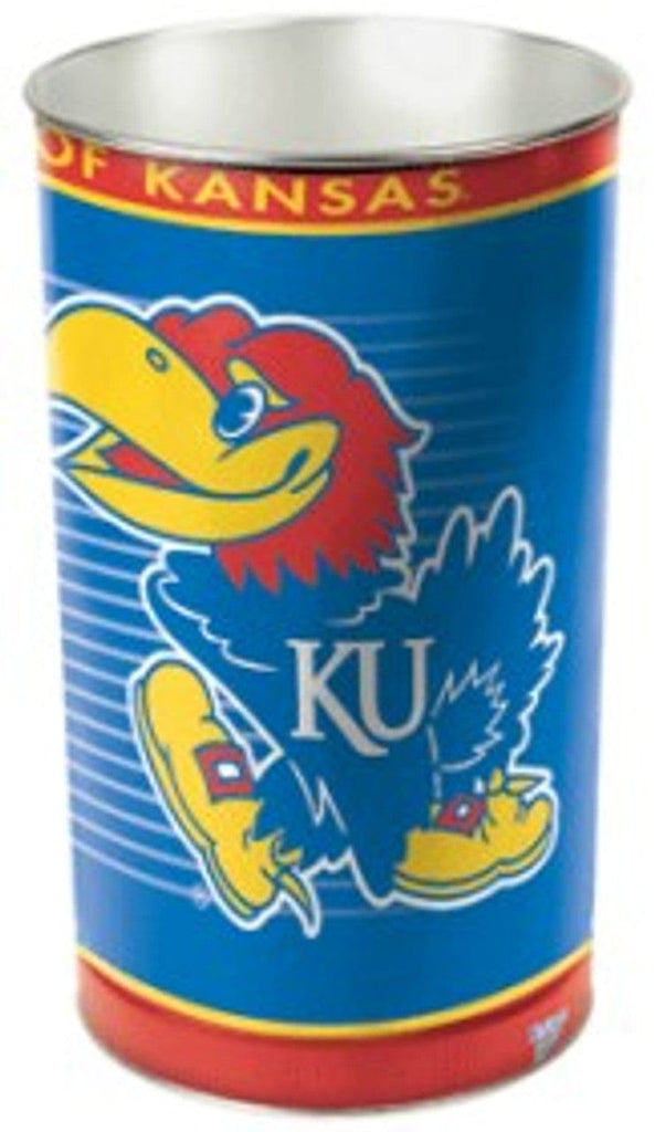 Wastebasket Kansas Jayhawks Wastebasket 15 Inch 010943811755