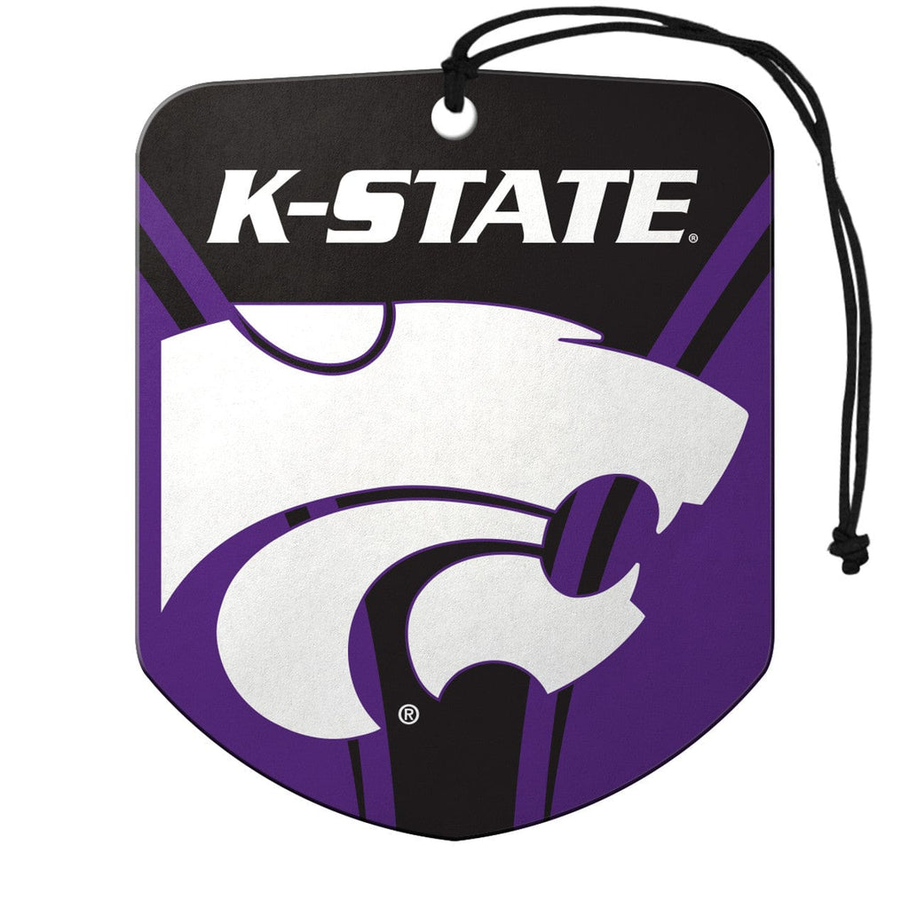 Air Fresheners Kansas State Wildcats Air Freshener Shield Design 2 Pack - Special Order 681620556285